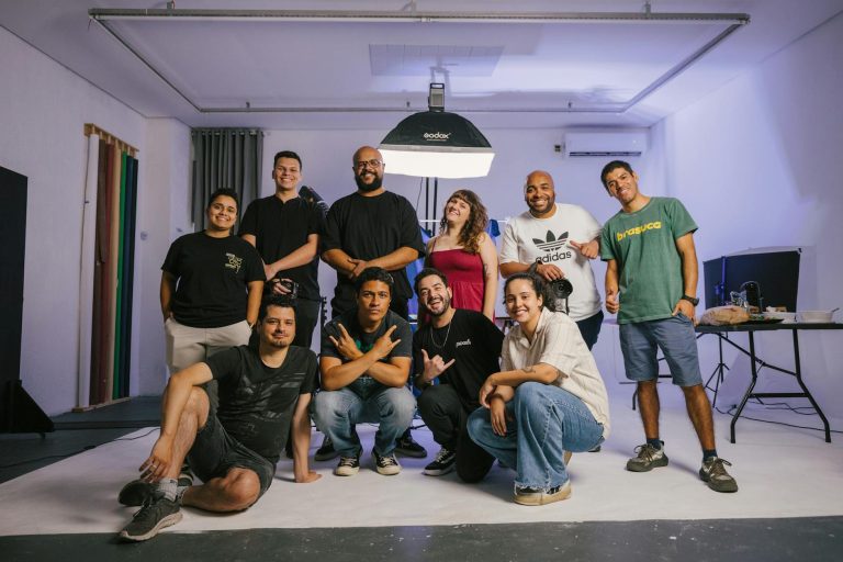 Professional cleaning company team